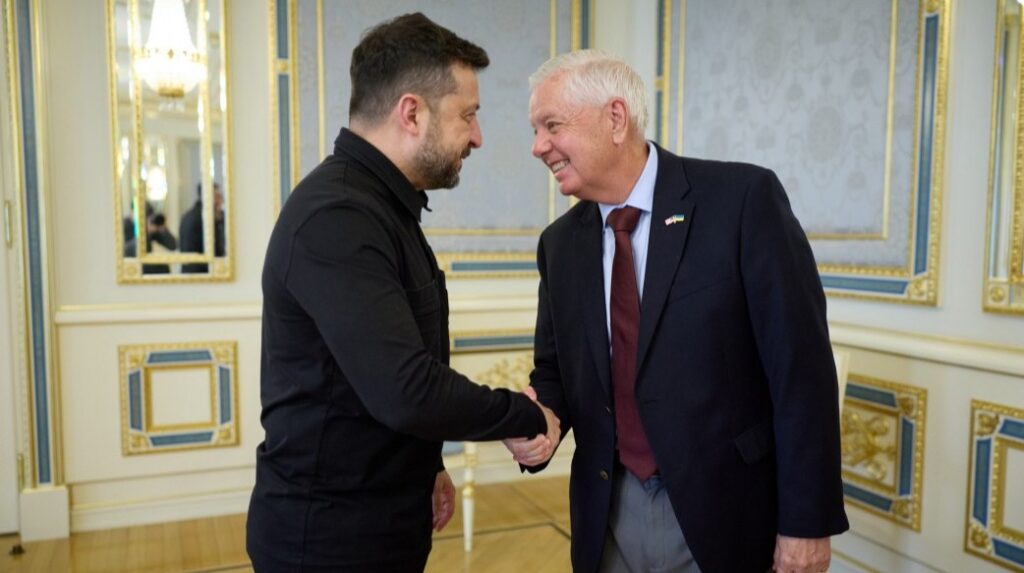Десятий візит Грема: Зеленський і сенатор узгодили кроки щодо ППО та санкцій проти РФ
