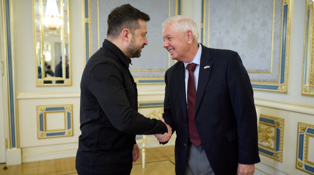 Десятий візит Грема: Зеленський і сенатор узгодили кроки щодо ППО та санкцій проти РФ