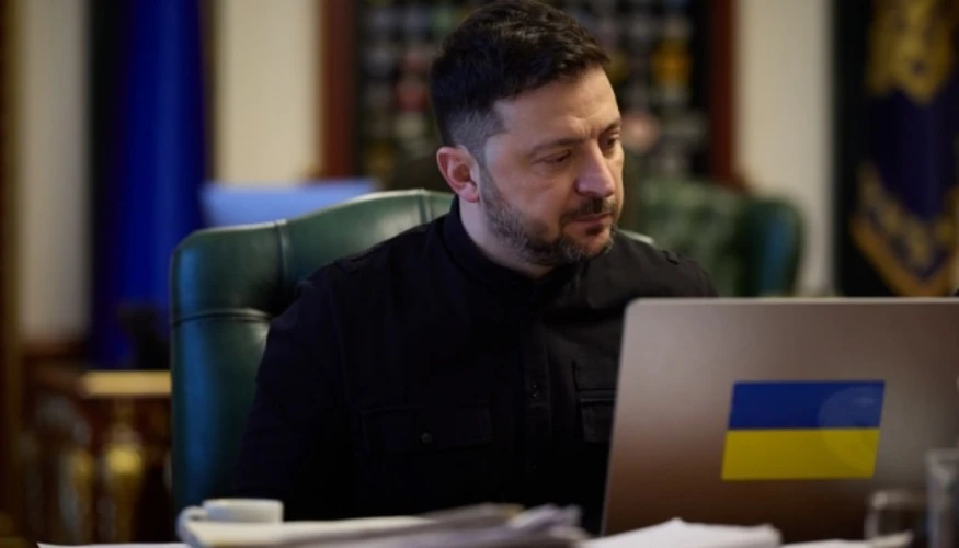 Володимир Зеленський в Офісі Президента України