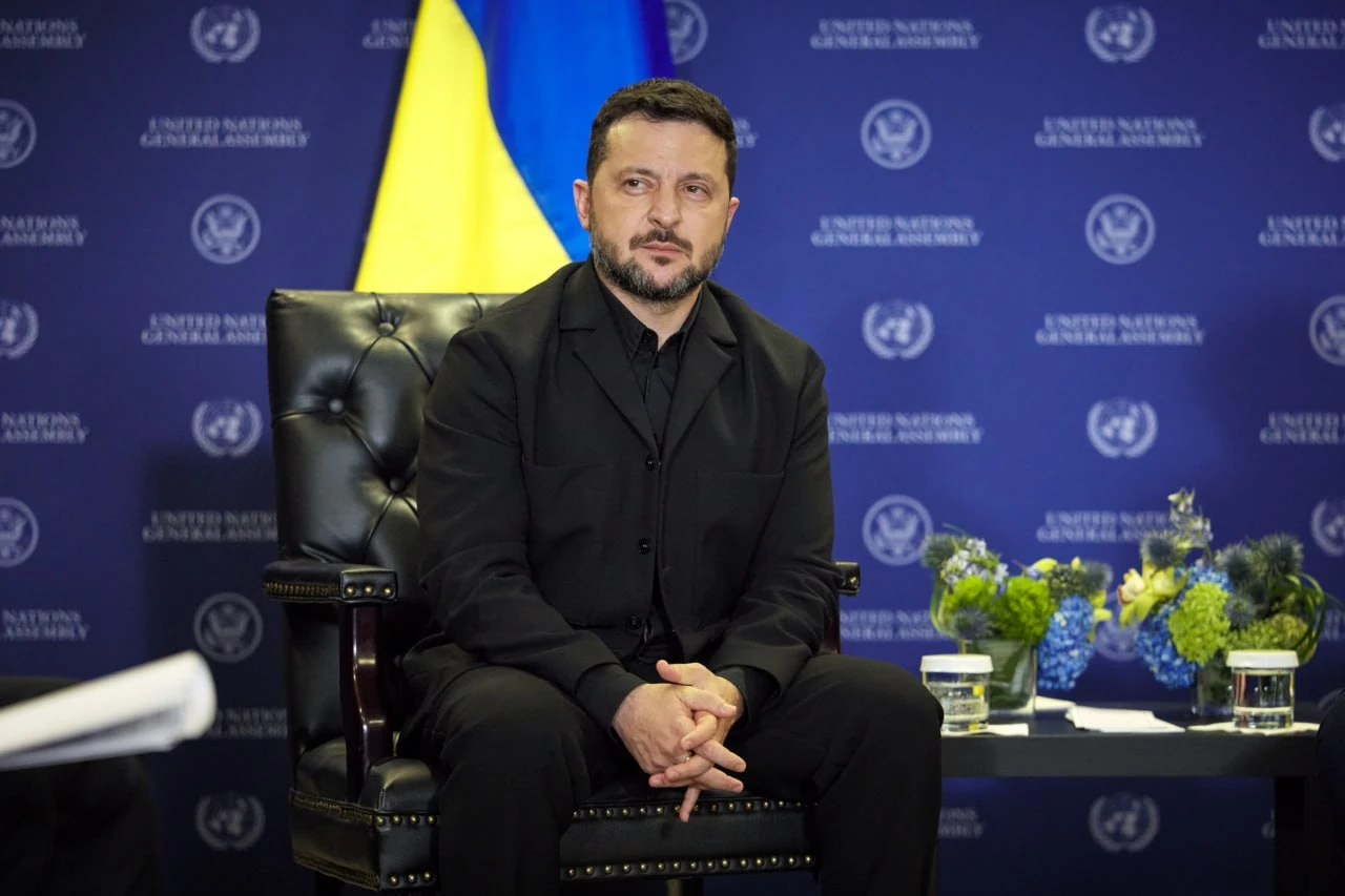 Володимир Зеленський на Генасамблеї ООН у Нью-Йорку, США, 23 вересня 2026 року