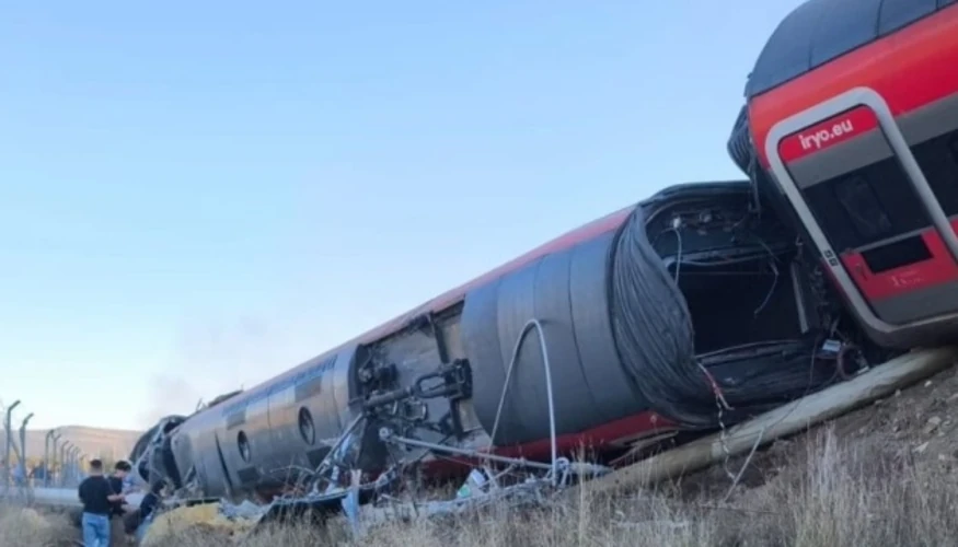 Місце зіткнення швидкісних потягів Renfe та Iryo в провінції Толедо