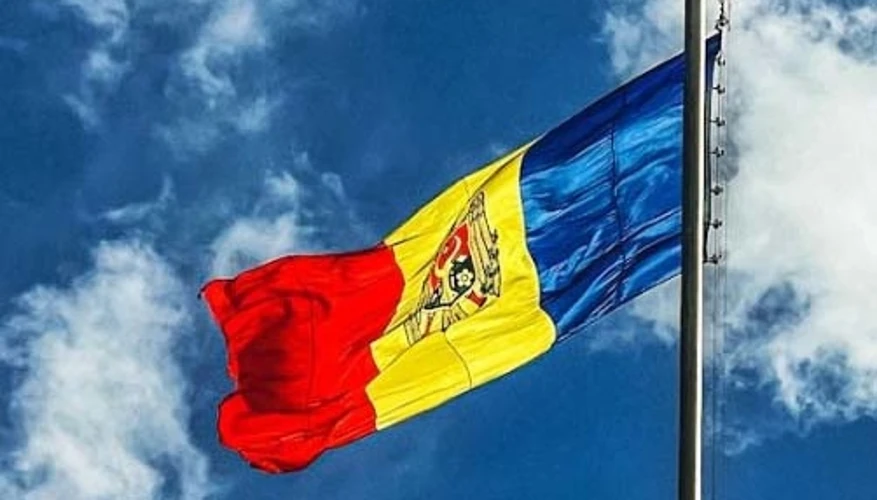 Повітряний простір Молдови поблизу Первомайська із зафіксованим напрямком польоту