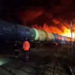 Свердловські служби ліквідують наслідки сходження 20 вагонів потяга
