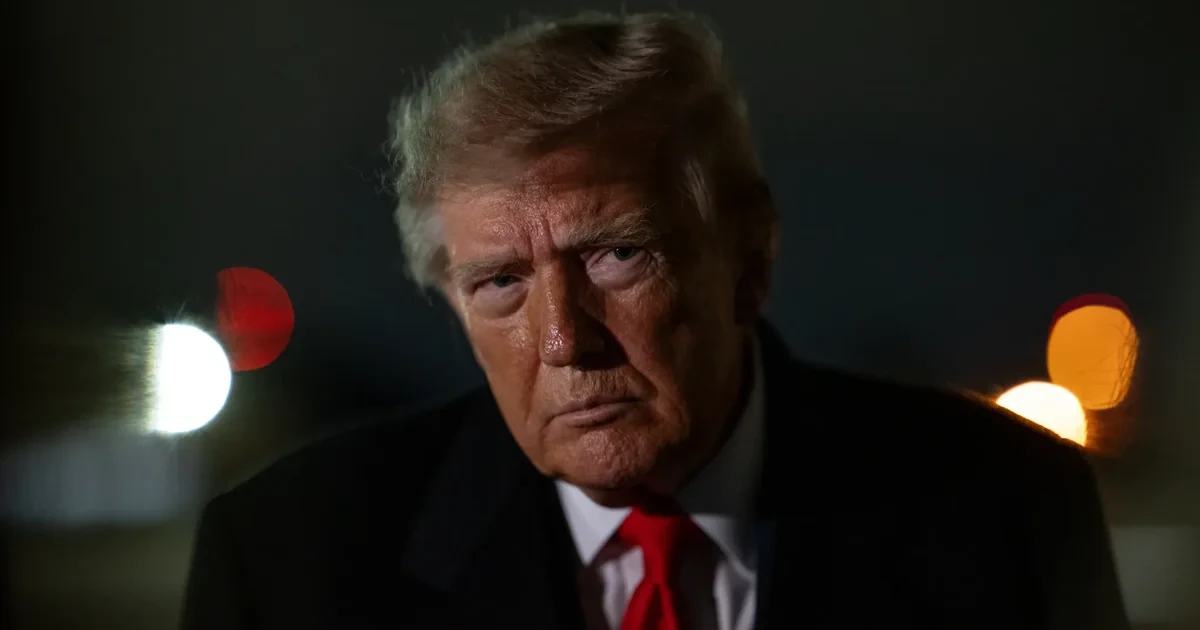 Президент США Дональд Трамп під час інтерв'ю (фото: president.gov.ua)
